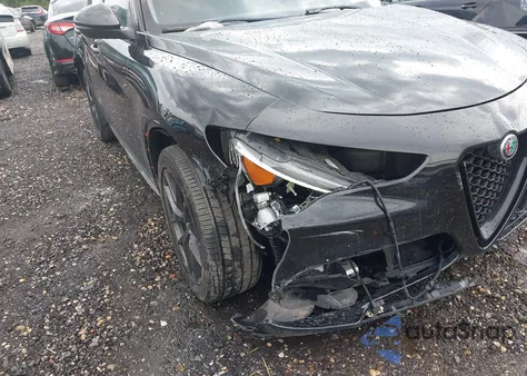 2021 Alfa Romeo Stelvio Ti Awd from USA, damaged, VIN ZASPAKBNXM7D19829